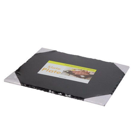 Блюдо 33х27см прямоугольное, сланец