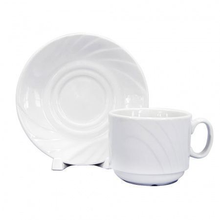 Чайная пара: чашка 220 мл и блюдце (d)14см