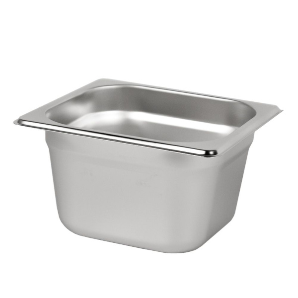 Гастроёмкость 1/6, 176 х 162 х (h)100 мм, 1.6 л, нерж. сталь