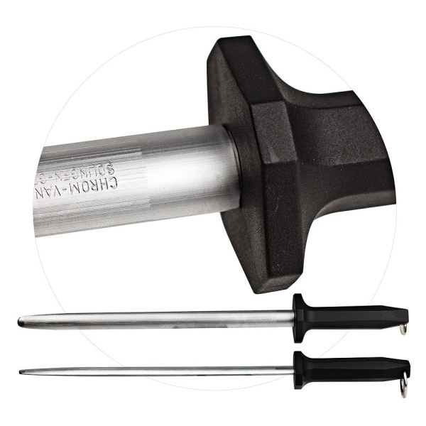 Мусат 30,5 см овальный  с мелкой насечкой