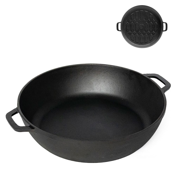 Сковорода-жаровня (d)28см с ручками