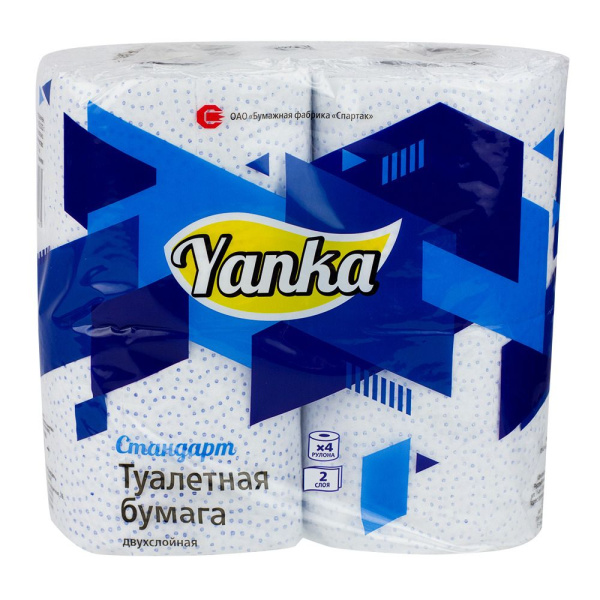 Бумага туалетная "Стандарт" (уп./4шт.)