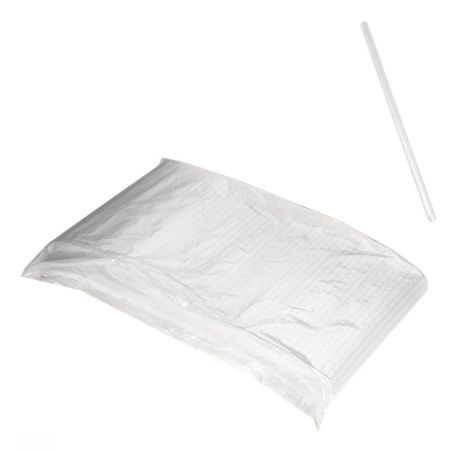 Трубочка для напитков (d)5 х 125 мм, 400шт. (прозрачная)