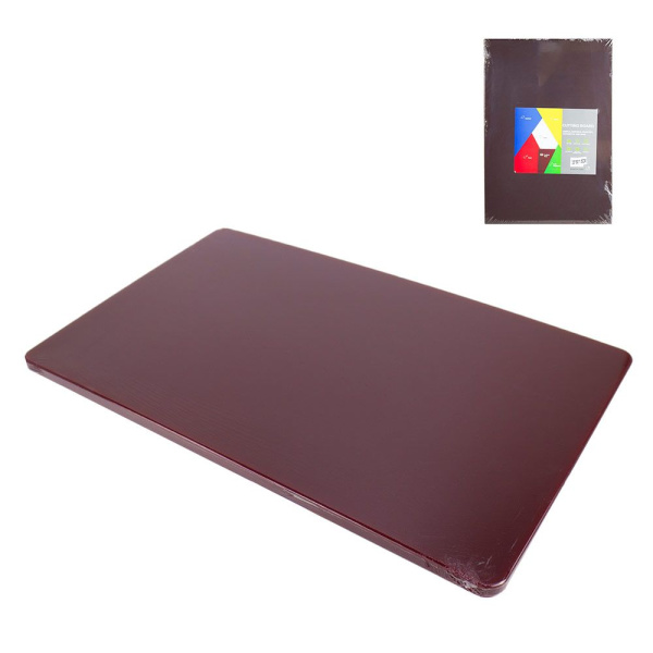 Доска разделочная 50x35см коричневая