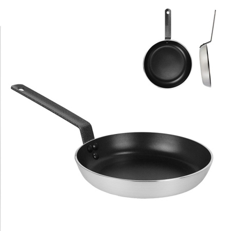 Сковорода (d)24x(h)4см с антипригарным покрытием, для индукции