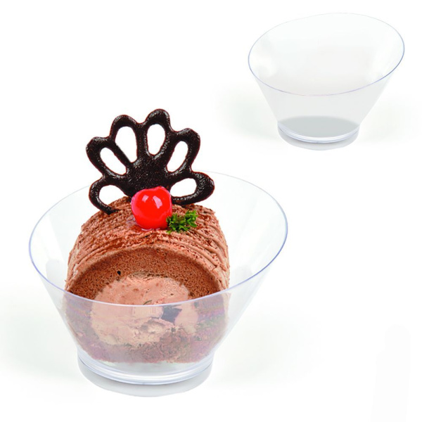 Фуршетный пластик, 200 мл, (d)105 х (h)70 мм, 10 шт./уп.