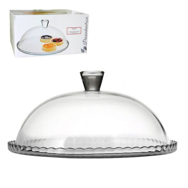 Блюдо плоское (d)32,2см с крышкой