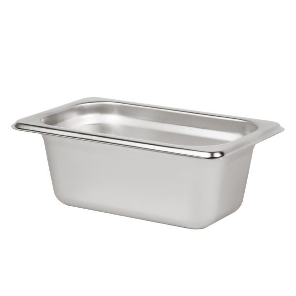 Гастроёмкость 1/9, 176 х 108 х (h)65 мм, 0.6 л, нерж. сталь