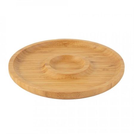 Блюдо (d)500 x (h)15 мм, круглое, 2-х секц.