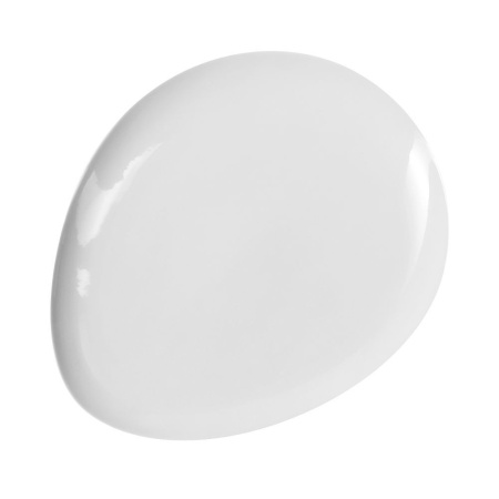 Тарелка  Magistro "Бланш", 280 х 230 х 25 мм, фарфор, цвет белый
