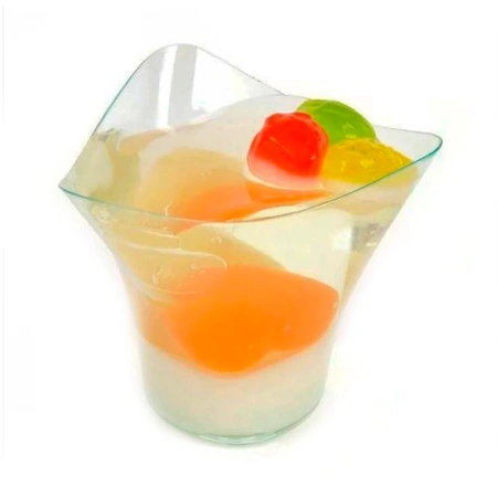 Фуршетный пластик, пиалы 100мл, 7,7x7,4x(h)6,3см (24шт.)