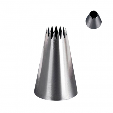 Кондитерская насадка "Французская звезда" (d)3см (вых. 1,2см)