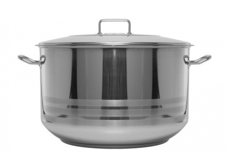 Кастрюля 45л с крышкой, капсульное дно