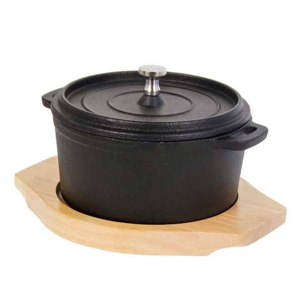 Горшок 660мл для запекания на подставке