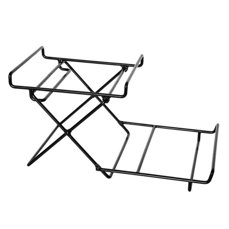 Подставка сервировочная 445 х 260 х 220 мм "Горка", 2 отделения, металл