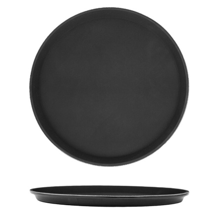 Поднос (d)35,5см прорезиненный