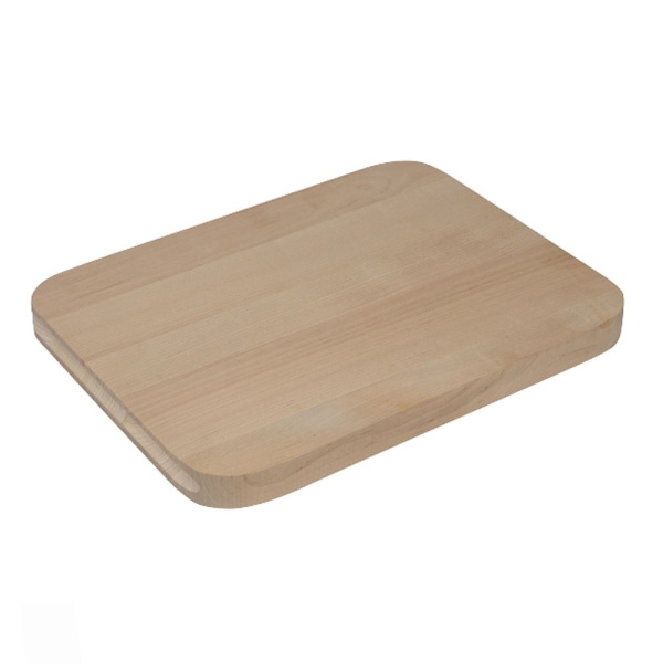 Доска разделочная 400 х 300 х 30 мм, береза, с пазом