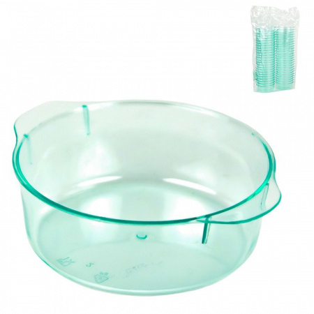 Фуршетный пластик, пиалы с ручками (d)6,5x(h)2,4см (50шт.)