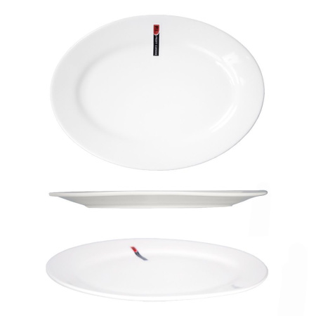 Блюдо 245 х 175 мм, овальное, фарфор