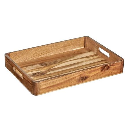 Поднос 42x30см, акация