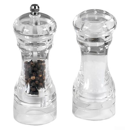 Набор для специй (2 пр.): мельница (h)14 см, солонка (h)14 см