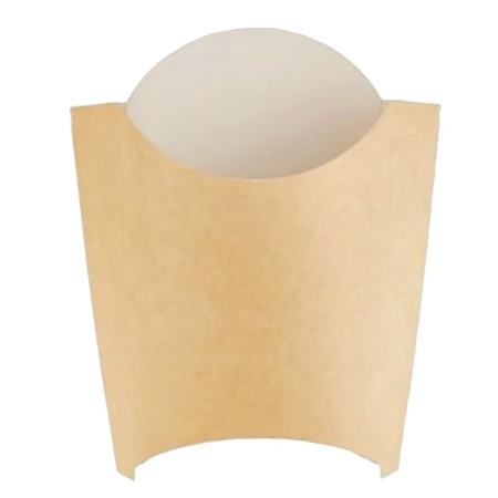 Упаковка (коробка) для картофеля фри 5.4х13.2х12см, 150 г,  упаковка 25шт., FRY, размер L, цвет крафт DoECO