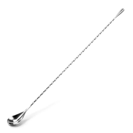 Ложка барная 400 мм с мадлером капля