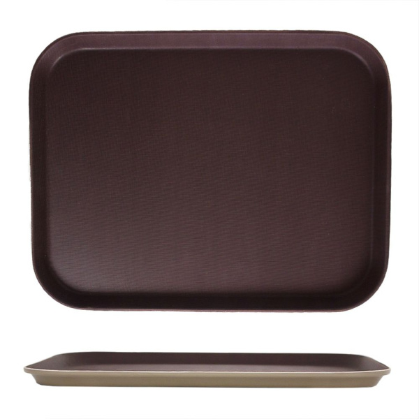 Поднос 45x35см, противоскользящее покрытие