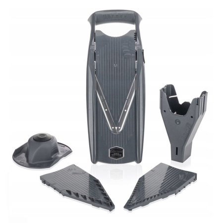 Овощерезка V-образная V5 с мультибоксом (темно-серая)