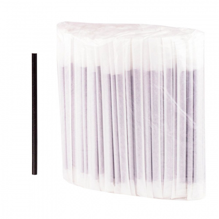 Трубочки бумажные (d)8x197мм для напитков (250шт.), индивидуальная упаковка