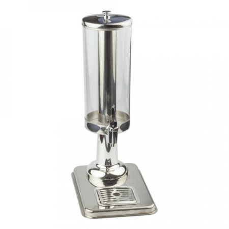 Диспенсер 3 л, 1 колба (полистерол), нерж. сталь, д/холодных напитков/сока