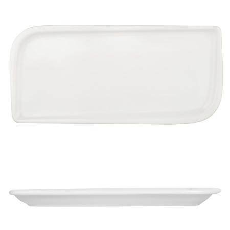 Тарелка мелкая 36,5x16,5см прямоугольная