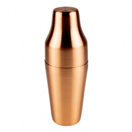Шейкер 600мл для коктейлей, 2 части, медный