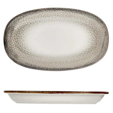 Тарелка мелкая 24x14,5см овальная Тарелка мелкая 24x14,5см овальная
