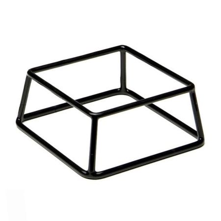 Подставка для фуршетных блюд 180 х 180 мм, (h)80 мм, черная