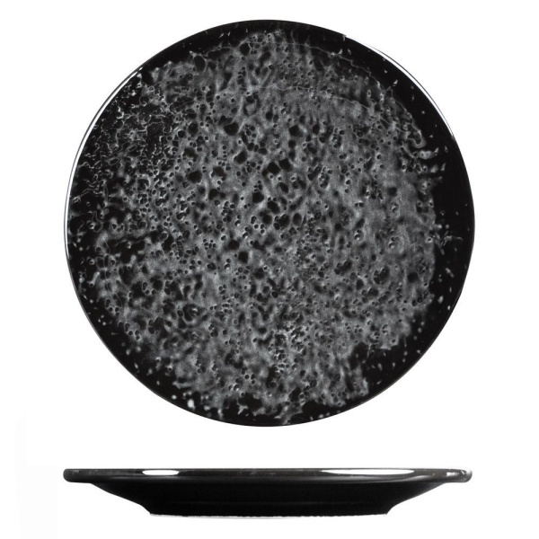 Тарелка 210 мм, мелкая, магнетит