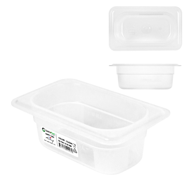 Гастроёмкость GN 1/9, 176x108x(h)65мм, 500мл