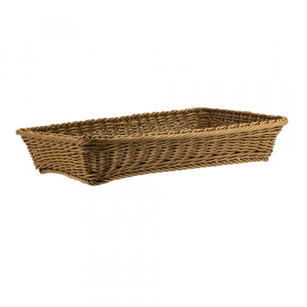 Корзина прямоугольная 53x32,5x(h)9 см укрепленная