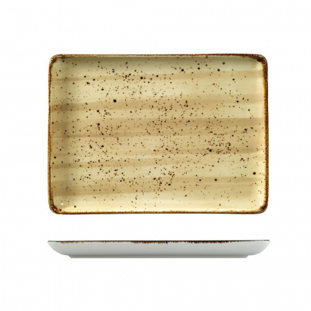 Тарелка мелкая прямоугольная 27х20 см