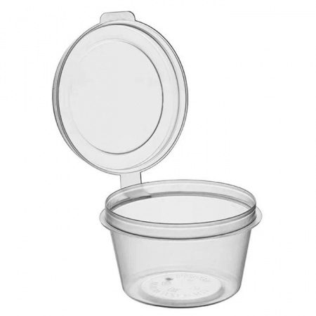 Контейнер для соусов 50мл с неразъёмной крышкой (80шт./уп.)