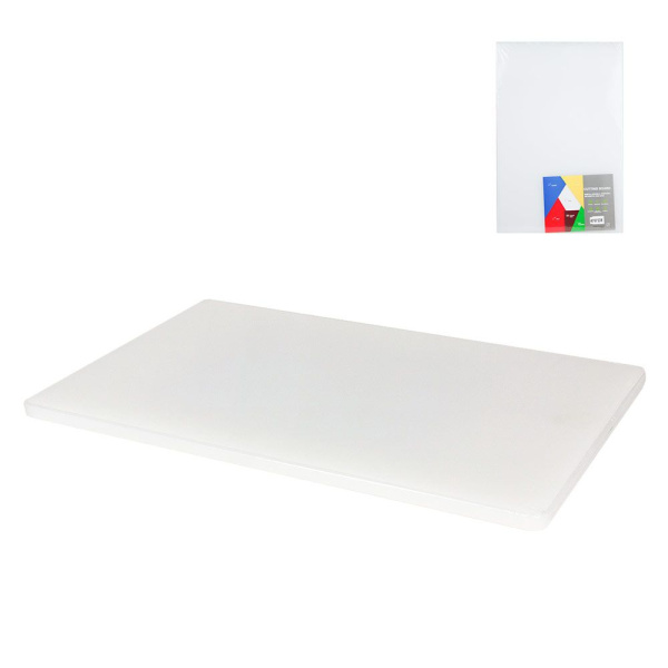 Доска разделочная 50x35см белая