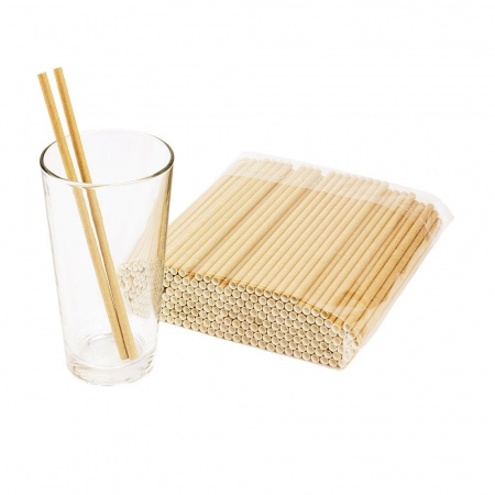 Трубочки бумажные (d)6x197мм для напитков (200шт.)