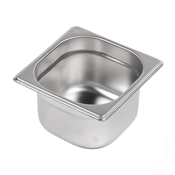 Гастроемкость GN 1/6, 176 х 162 х (h)100 мм, нерж. 0.6 мм, Roal