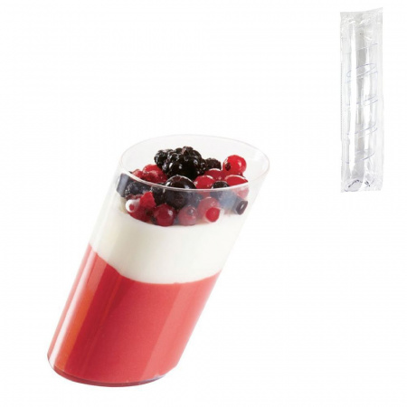 Фуршетный пластик, стаканчики 120мл (12шт.)