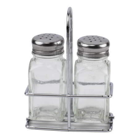 Набор для специй (3 пр.): солонка, перечница, подставка