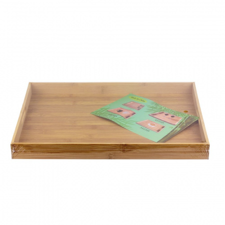 Поднос сервировочный 38,5х28 см (бамбук)