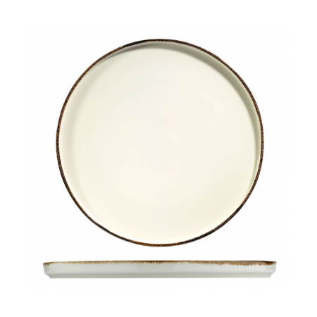 Тарелка плоская (d)24см с бортом