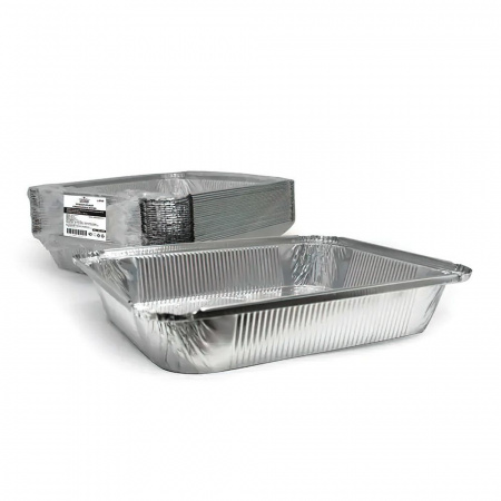 Формы фольгированные  прямоугольные 3,18л, L-край, 32,2x25,5x(h)5,1см (25шт.)