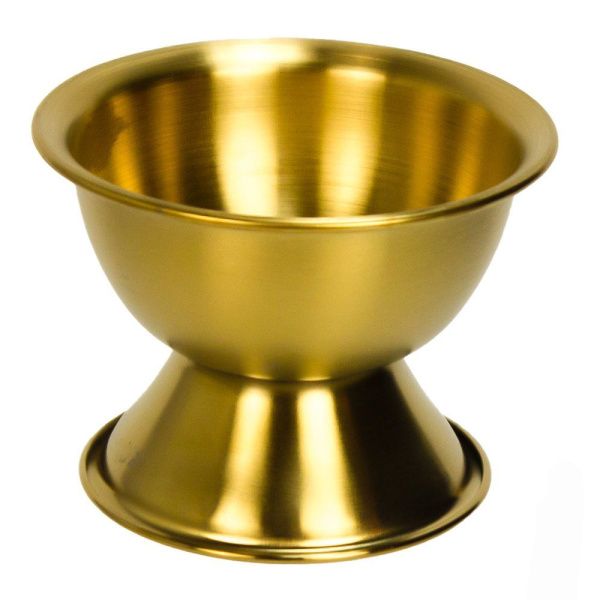 Мороженица (десертница) 280 мл, 105 х 80 мм, нерж сталь, цвет - матовое золото