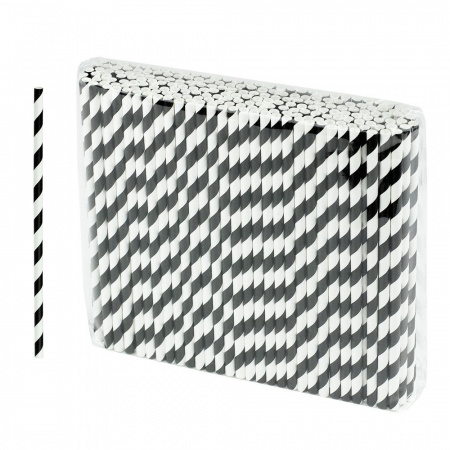 Трубочки бумажные (d)6x197мм для напитков (200шт.)